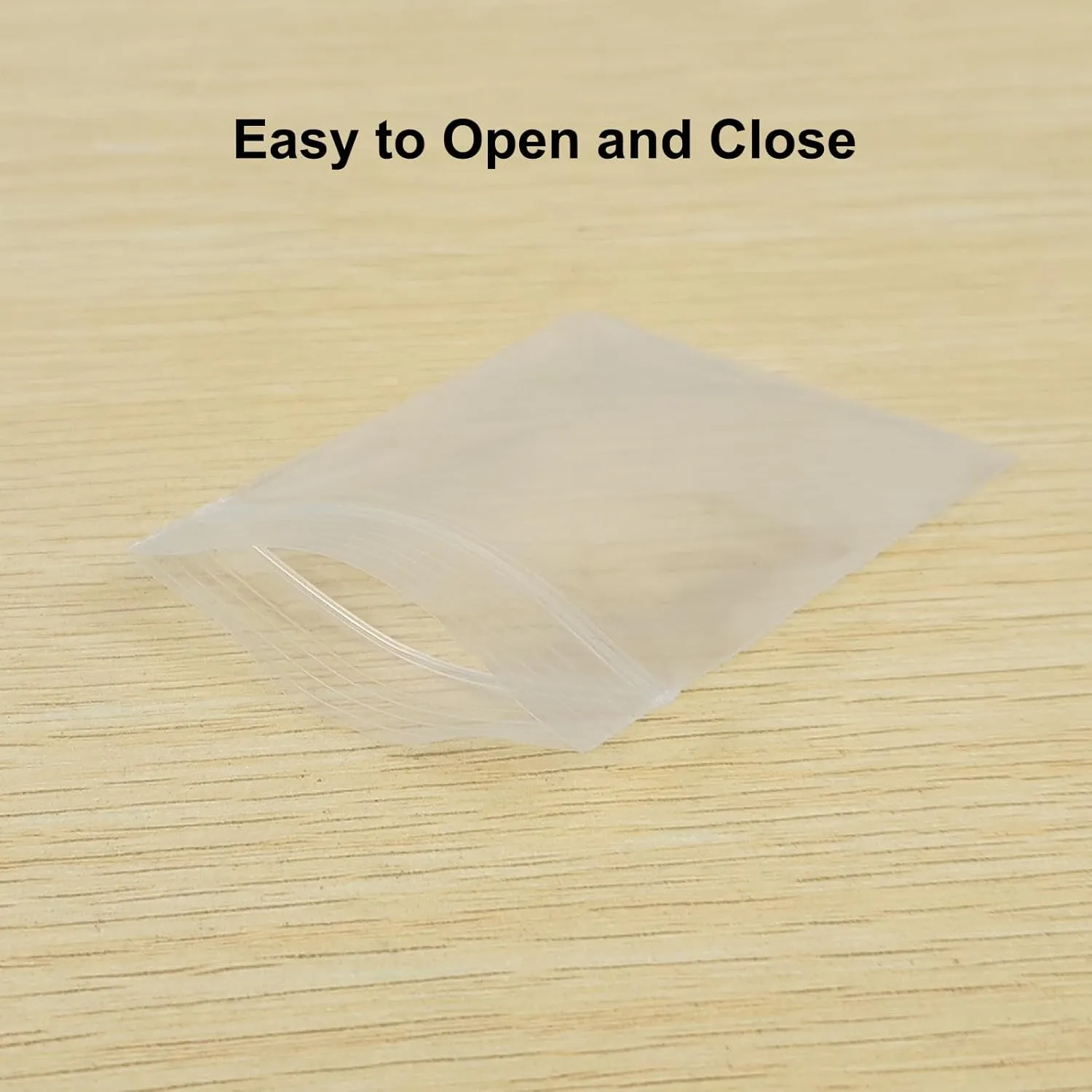 120 PCS Small Plastic Bags for Jewelry, 2" x 2.76" Resealable Clear Poly Baggies, 2.4 Mil Mini Zip Bags for Small Business, Storage, Gifts, Candy, Screws