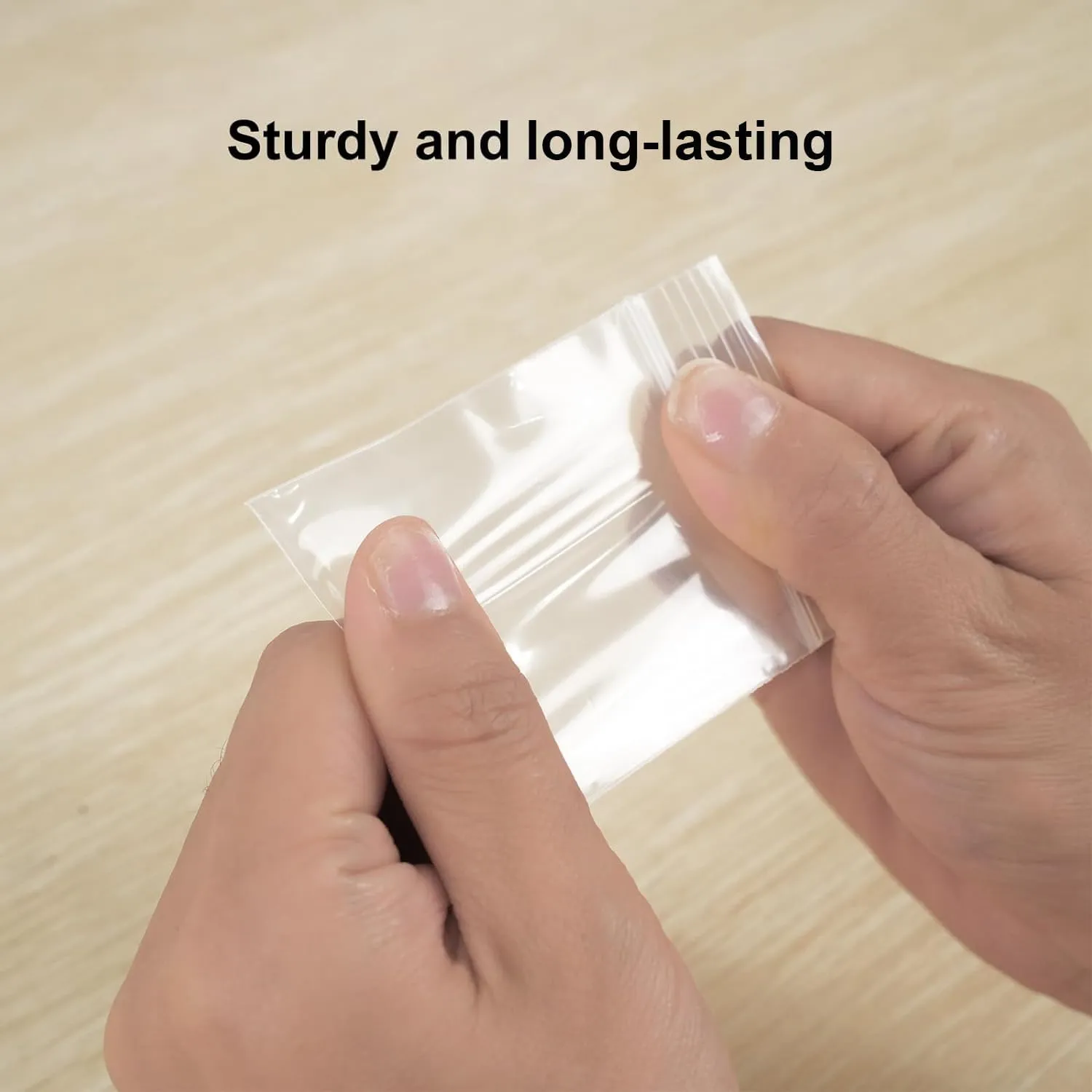 120 PCS Small Plastic Bags for Jewelry, 2" x 2.76" Resealable Clear Poly Baggies, 2.4 Mil Mini Zip Bags for Small Business, Storage, Gifts, Candy, Screws
