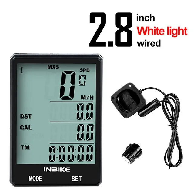 2.8 inch Bicycle Computer Wireless Bike Computer Speedometer Odometer Cycling Stopwatch