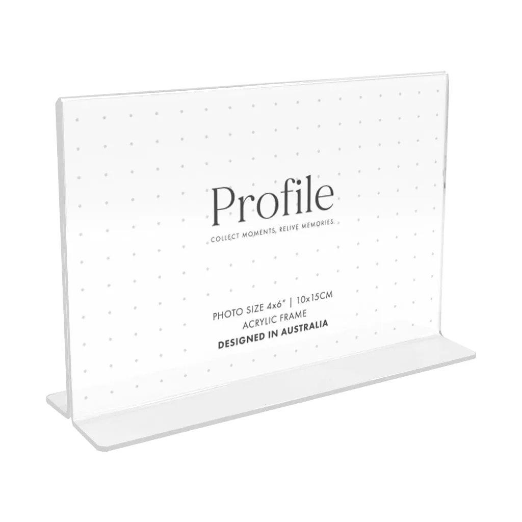 Acrylic Display T-Frame Photo & Sign Holders
