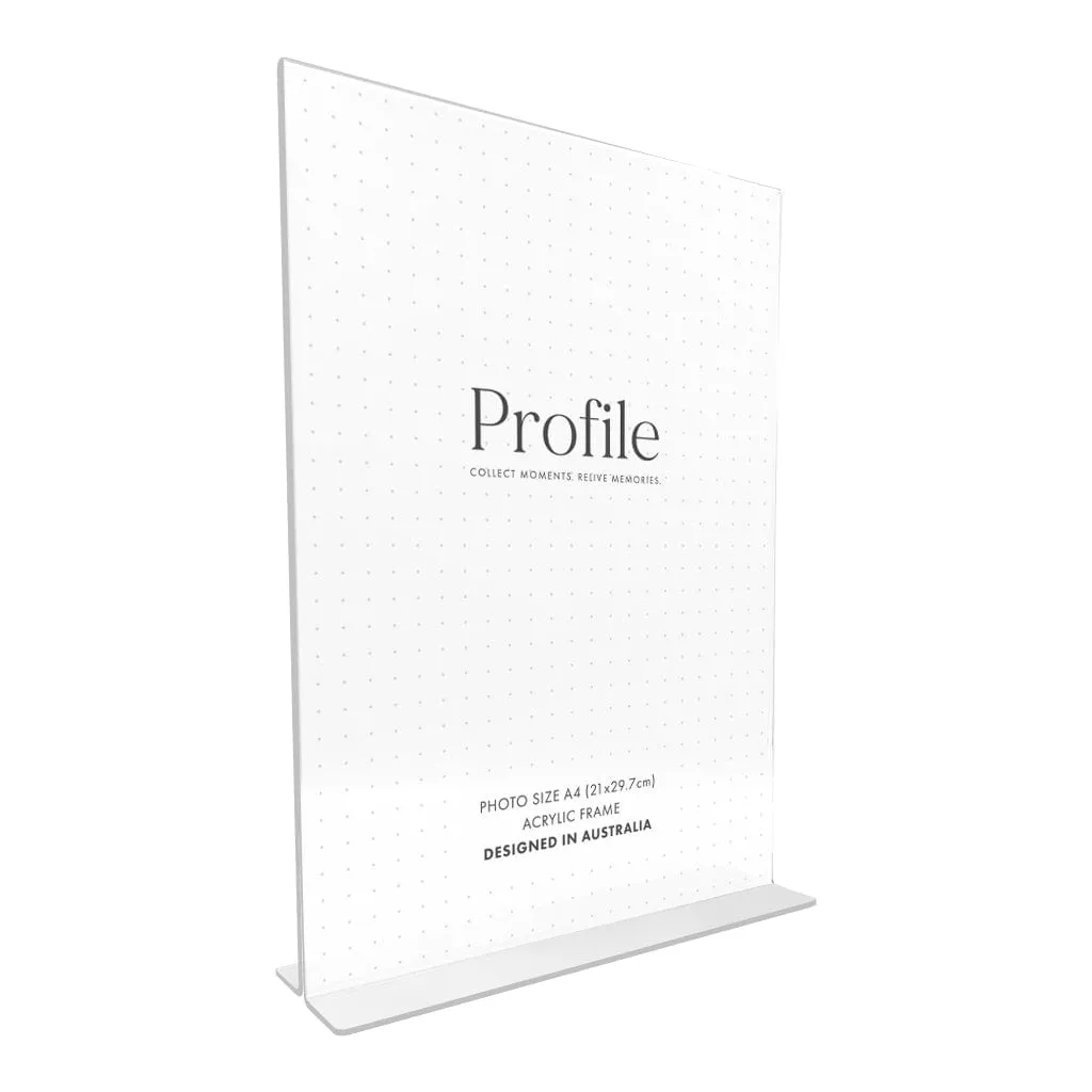 Acrylic Display T-Frame Photo & Sign Holders