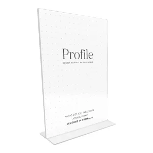 Acrylic Display T-Frame Photo & Sign Holders