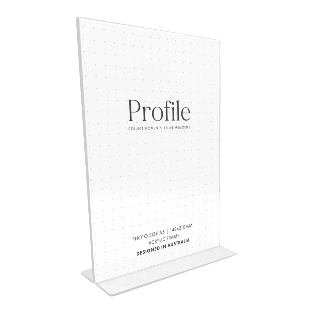 Acrylic Display T-Frame Photo & Sign Holders