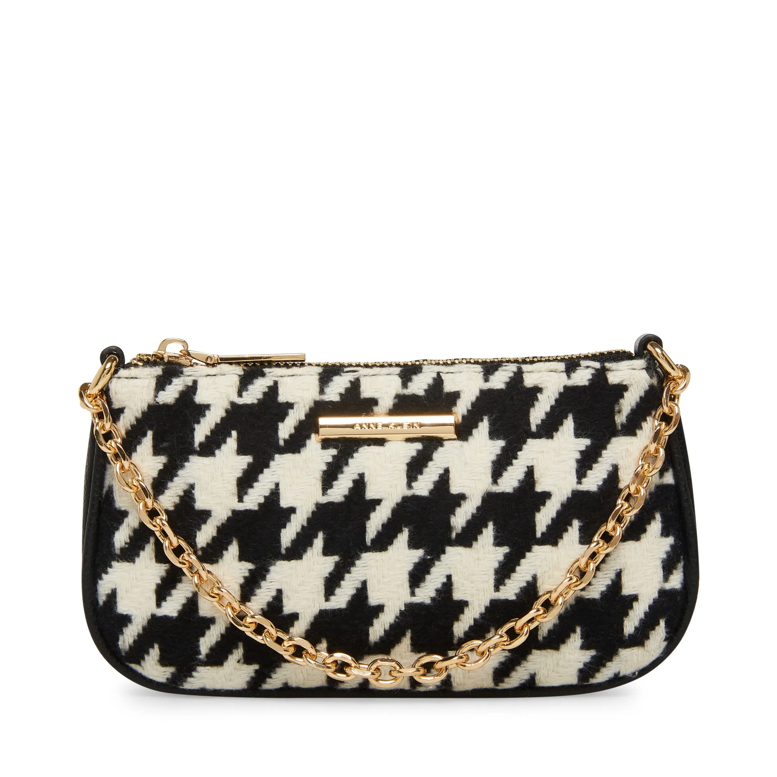 Anne Klein Houndstooth Mini Crossbody Handbag