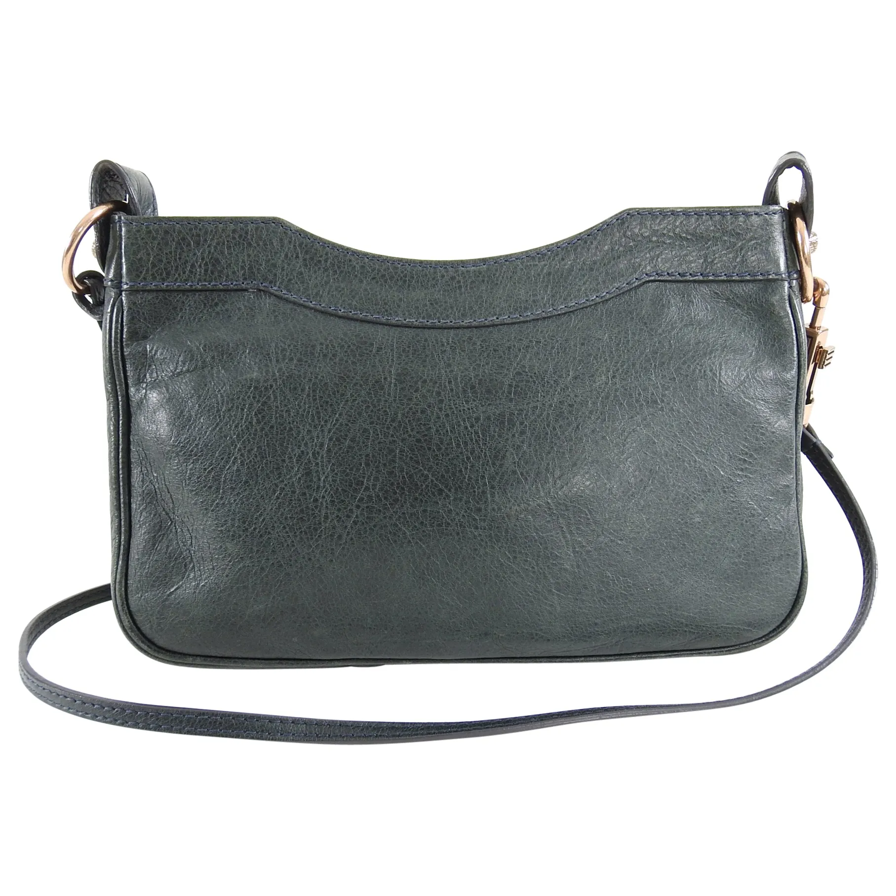 Balenciaga Dark Charcoal Grey Crossbody Hip Bag