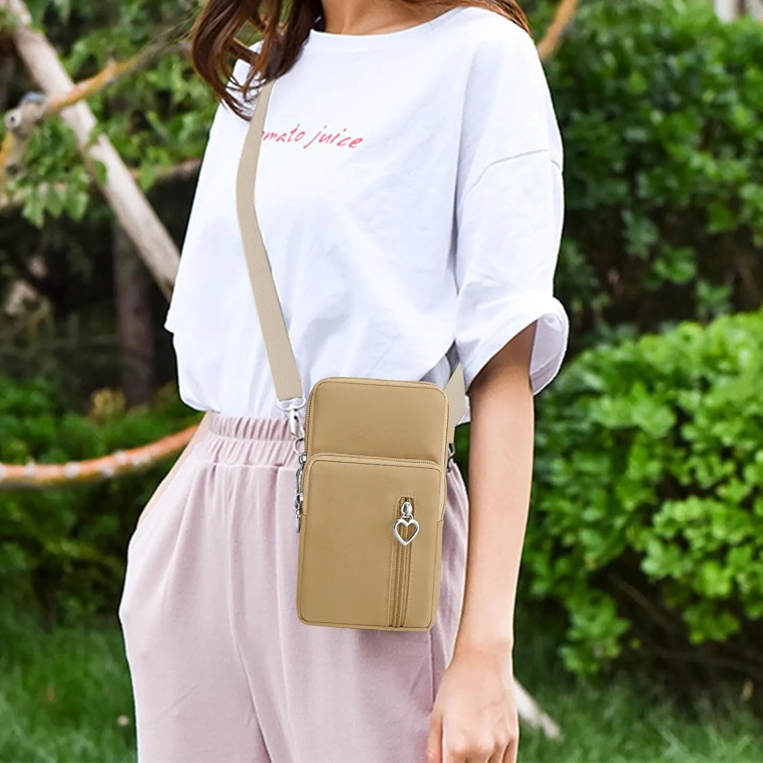 BIAOTIE Lightweight Small Crossbody bags Cell Phone Purses Travel Pouch Shoulder Bag for Women