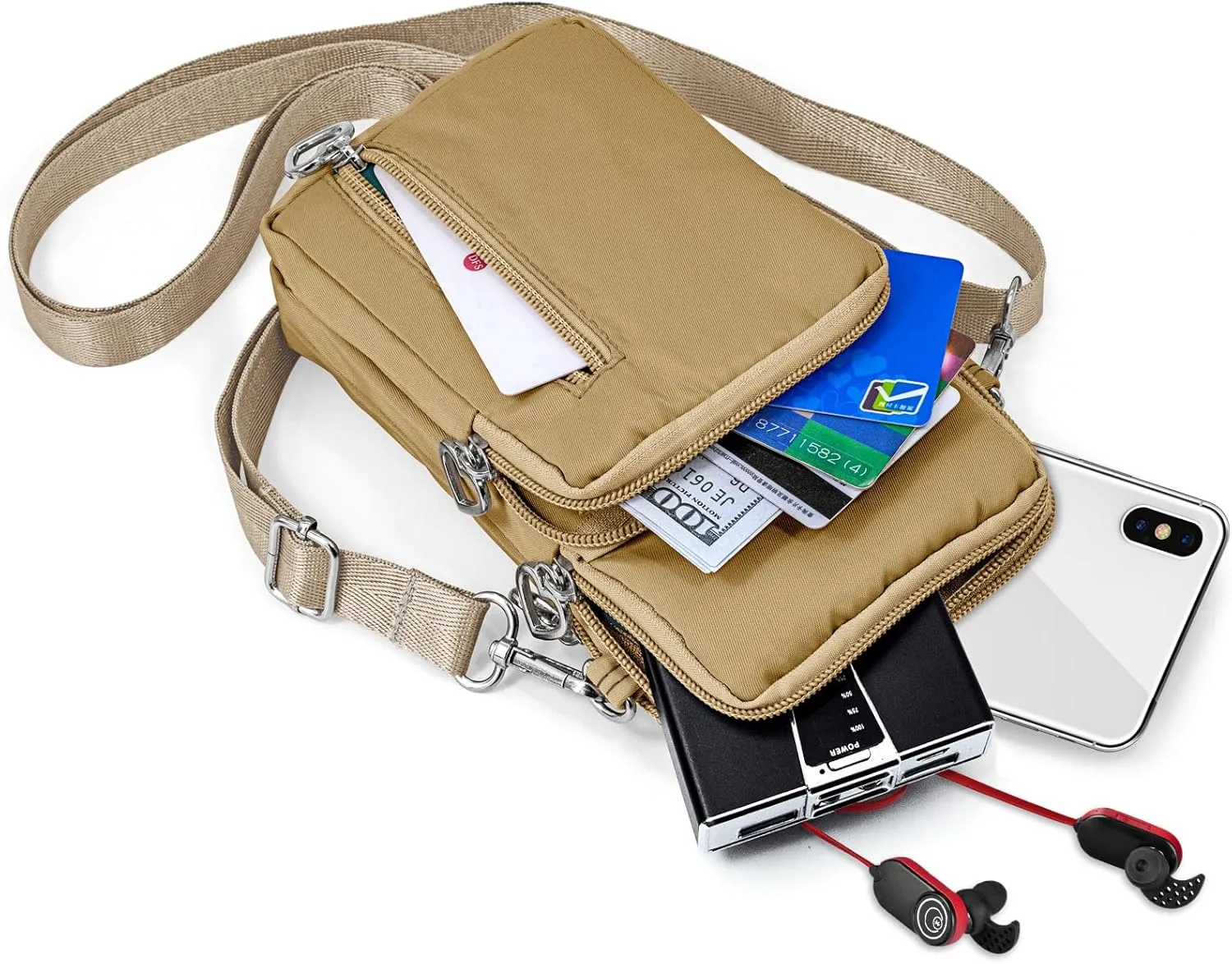 BIAOTIE Lightweight Small Crossbody bags Cell Phone Purses Travel Pouch Shoulder Bag for Women