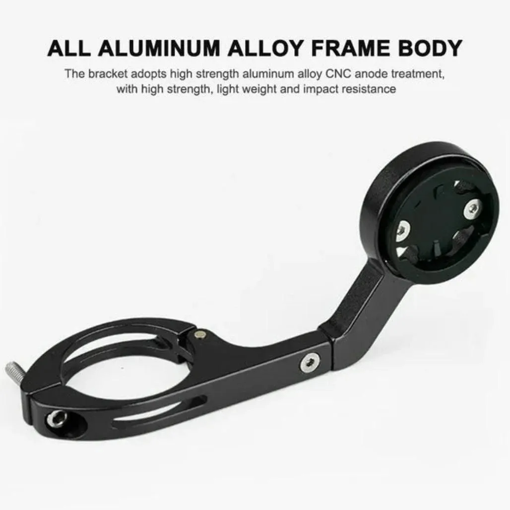 Bike Out-Front Mount Bicycle Handlebar Combo Mount for Garmin Bryton Gopro Flashlight Camera,Compatible with 31.8mm 25.4mm Handlebar (Black)