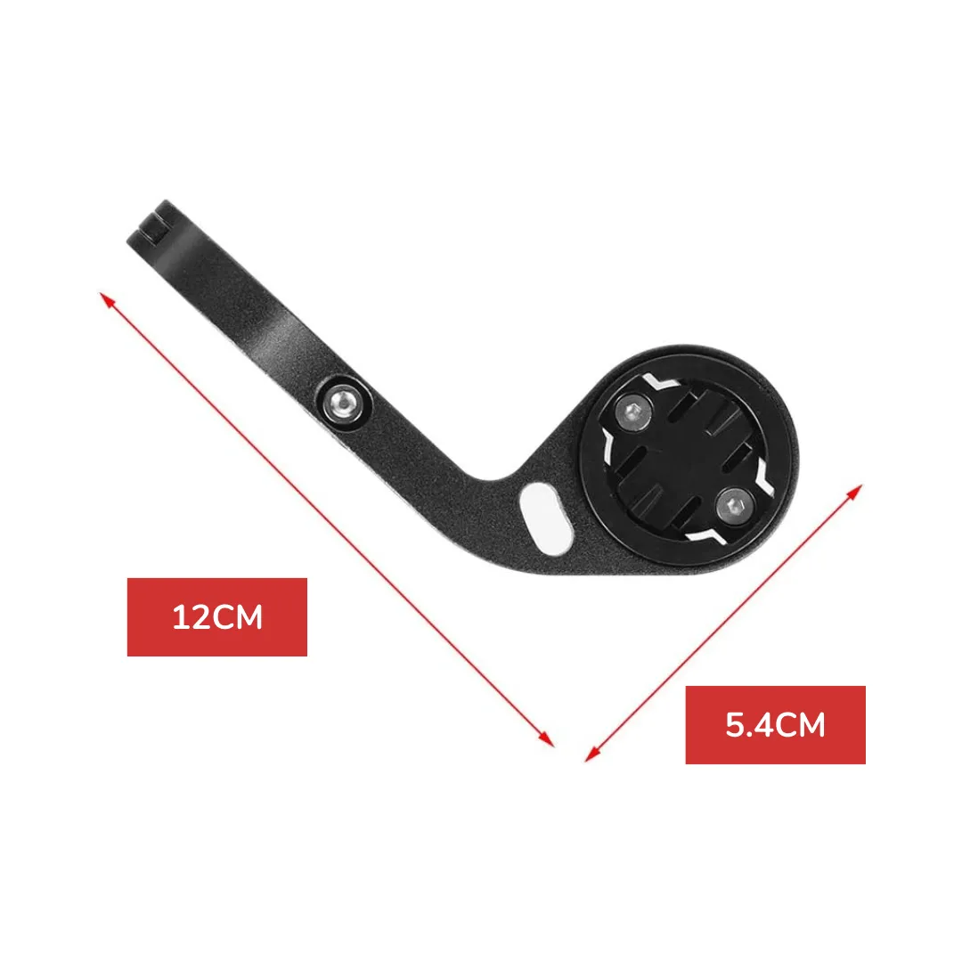 Bike Out-Front Mount Bicycle Handlebar Combo Mount for Garmin Bryton Gopro Flashlight Camera,Compatible with 31.8mm 25.4mm Handlebar (Black)