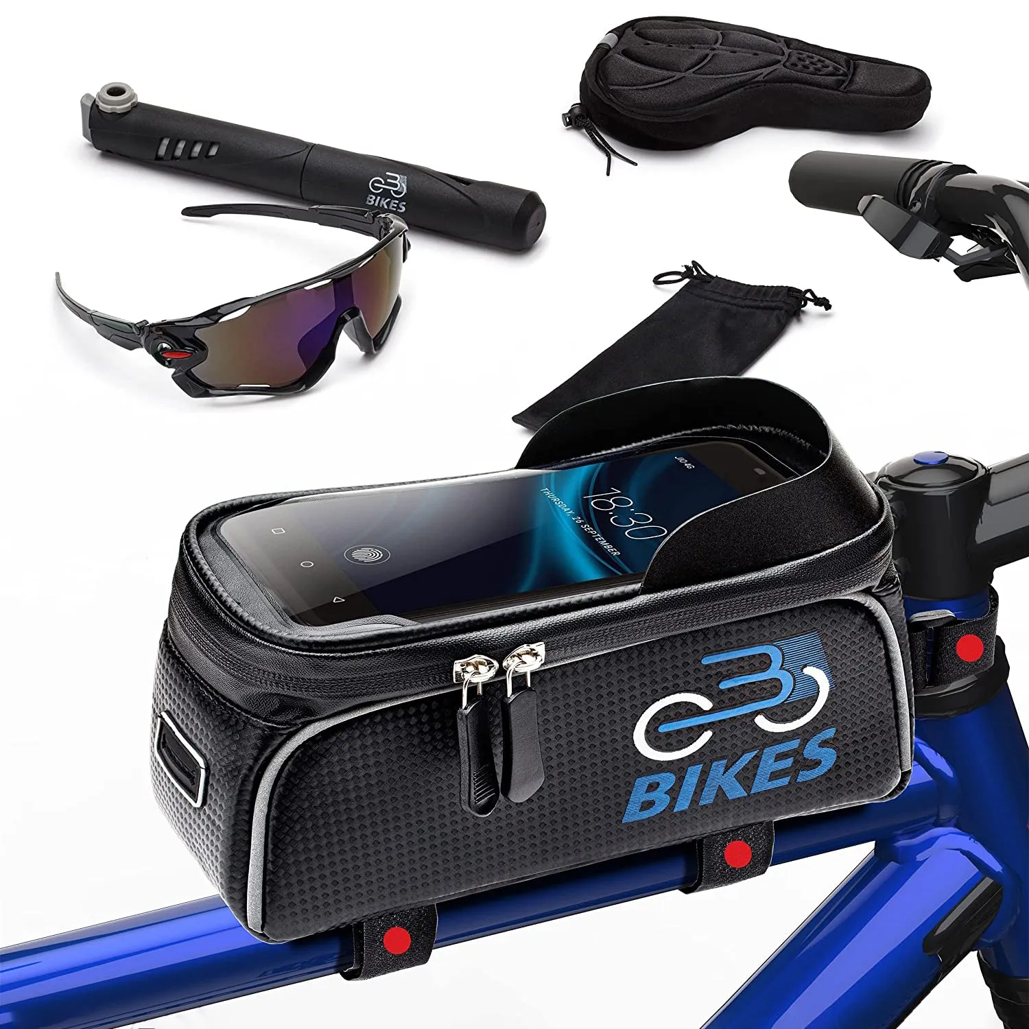 Bike Phone Front Set Bag Full Kit