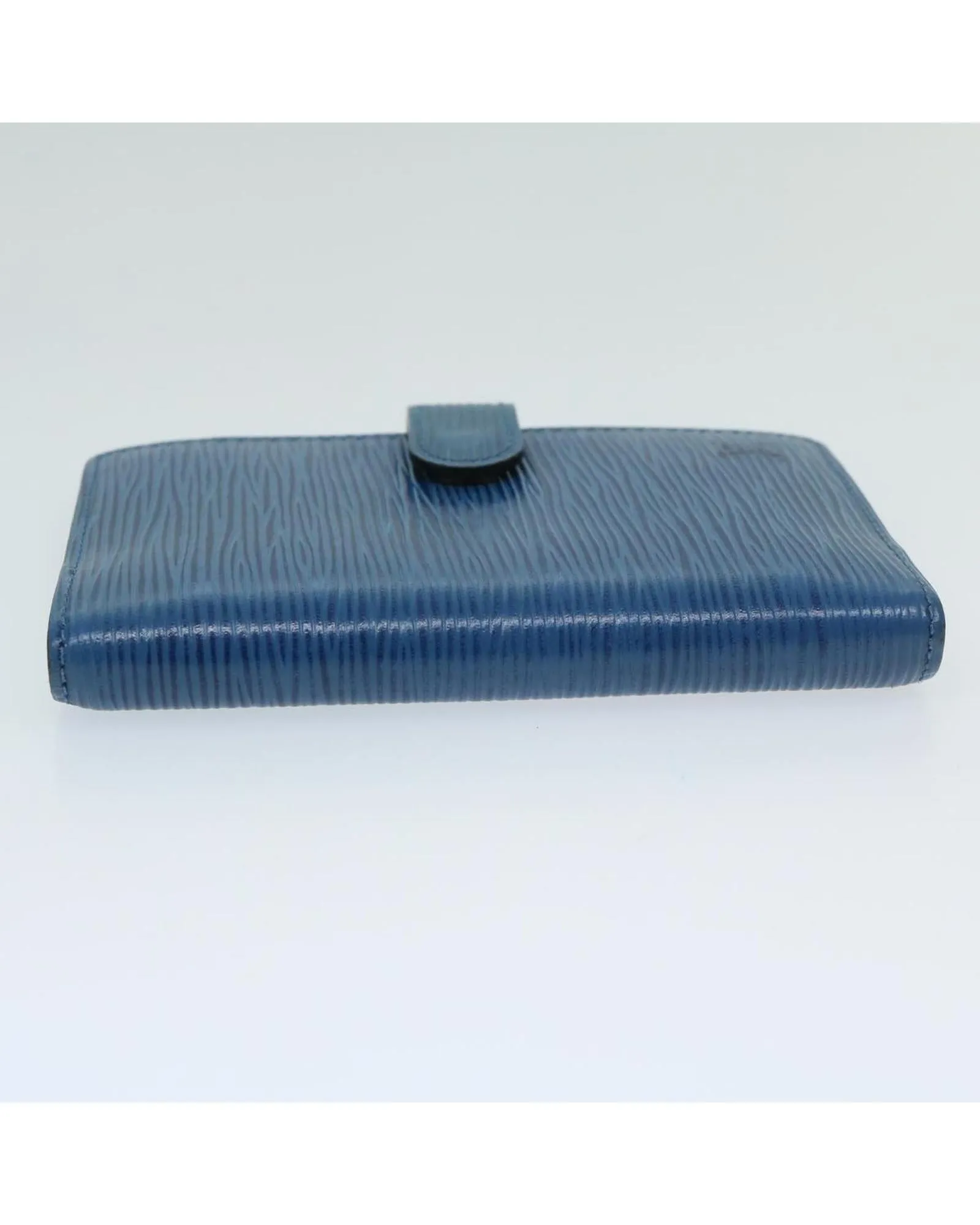 Blue Epi Leather Day Planner Cover with Accessories and Serial Number