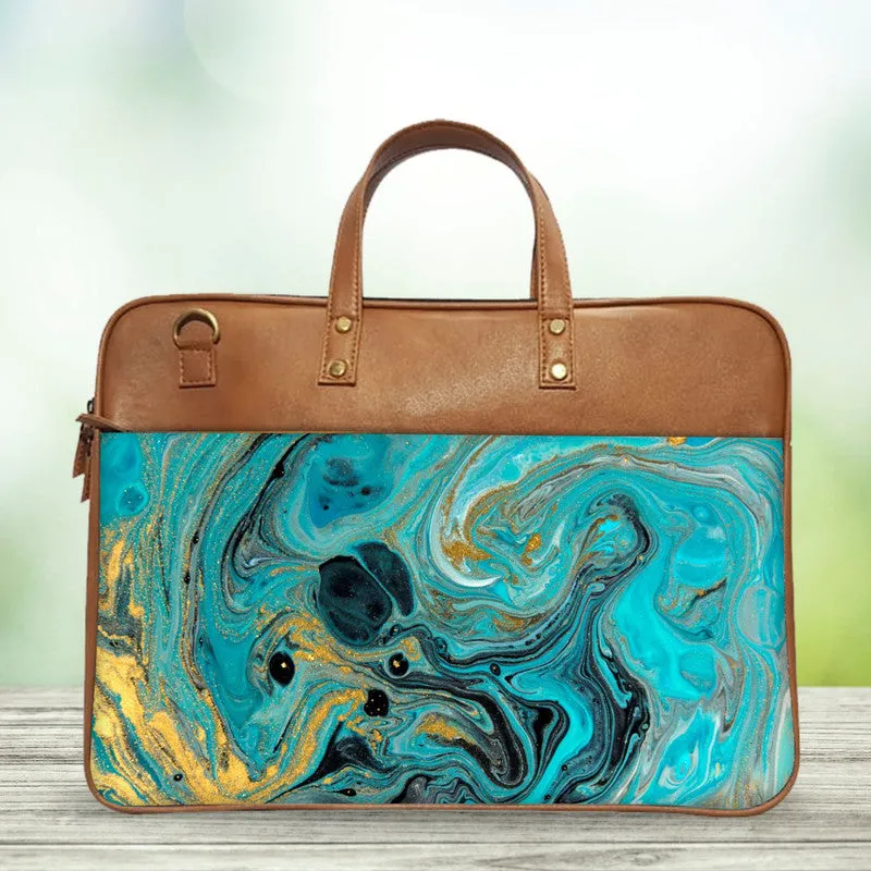 Blue Gold Classic Laptop Bag
