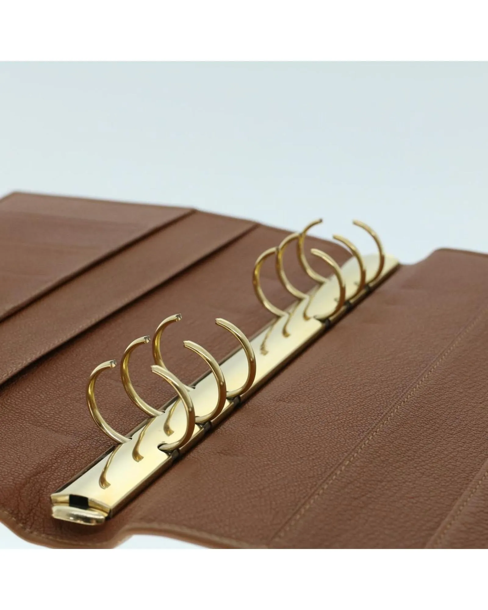 Brown Leather Day Planner Cover