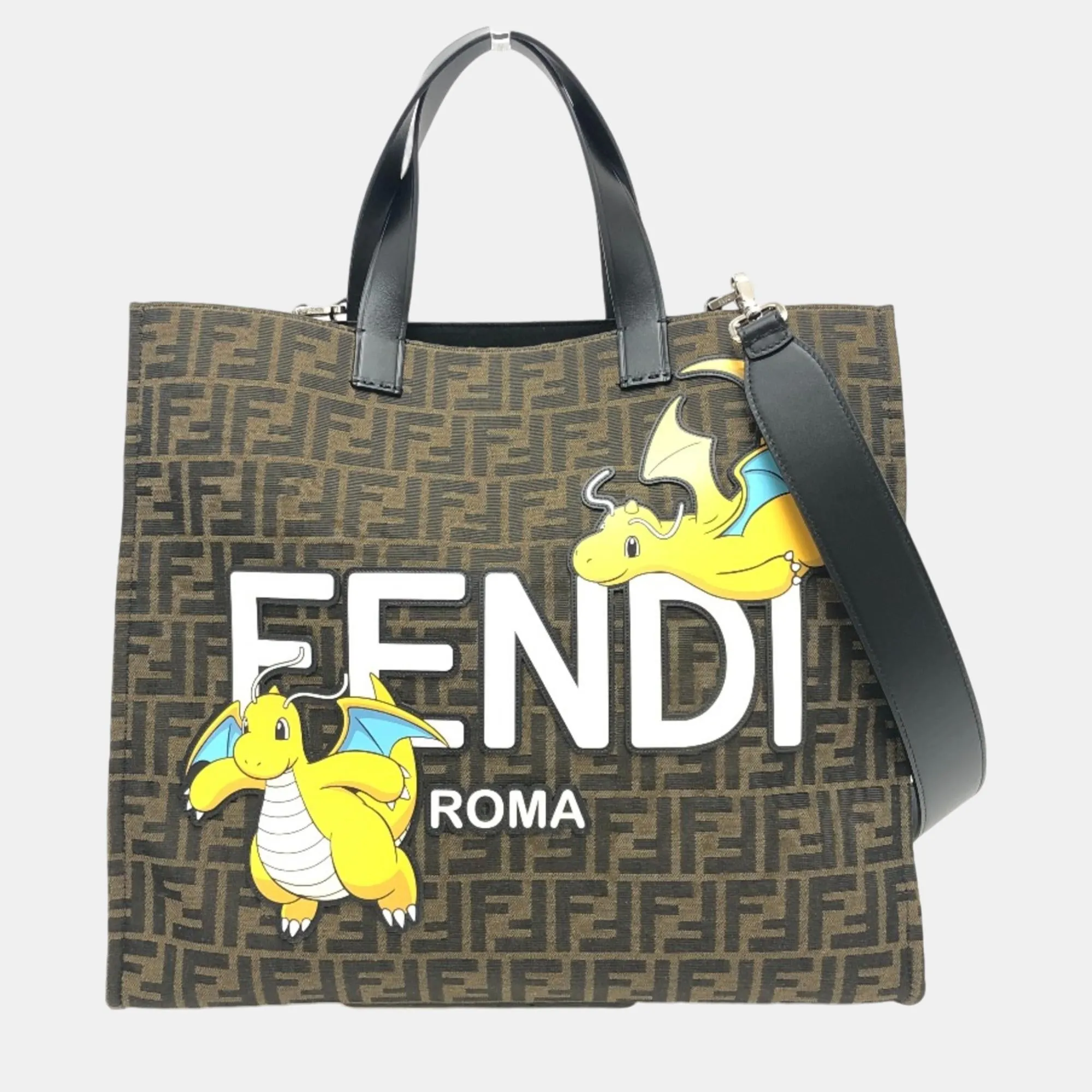 Brown Zucca Tote Bag
