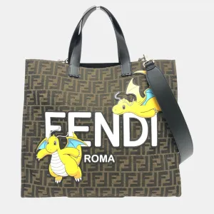 Brown Zucca Tote Bag