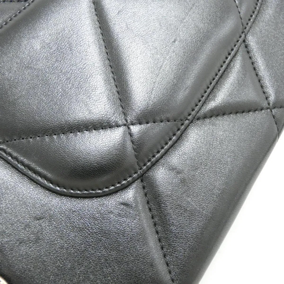 Chanel Trendy CC Flap Bag with Top Handle in Black Lambskin