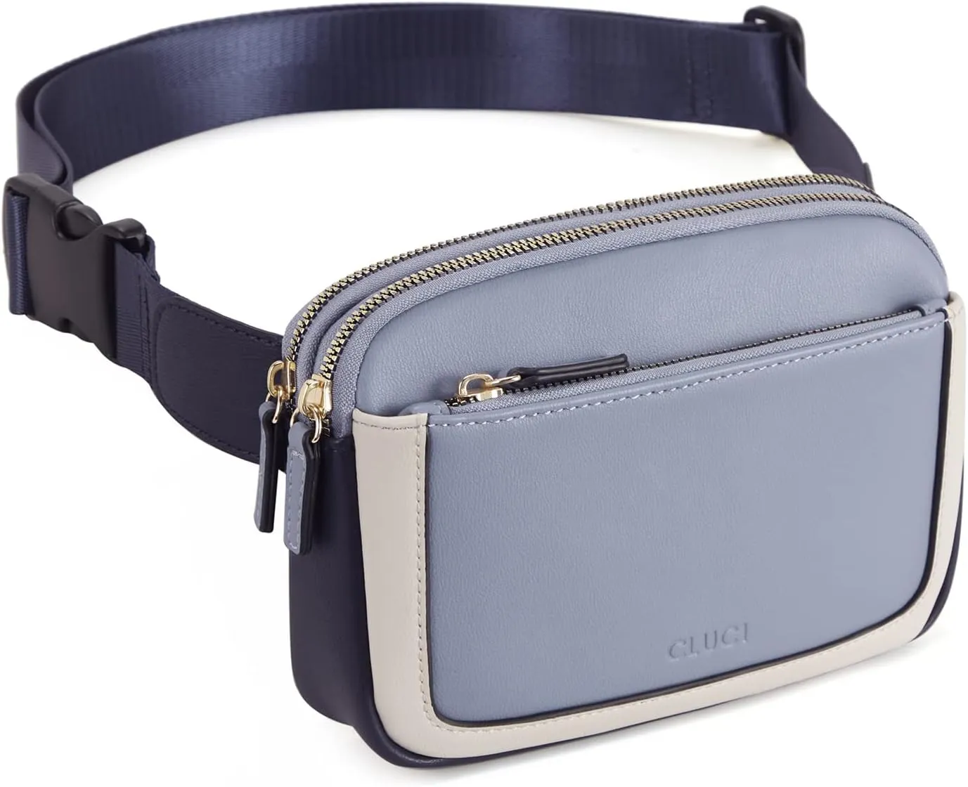 CLUCI Belt Bag for Women, Mini Everywhere Crossbody Waist Bag Adjustable Strap, Vegan Leather Women's Fanny Pack