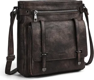 Crossbody Bags for Women Leather Purses: Fashion Women's Shoulder Handbags Medium Size Travel Ladies Cross Body Bag