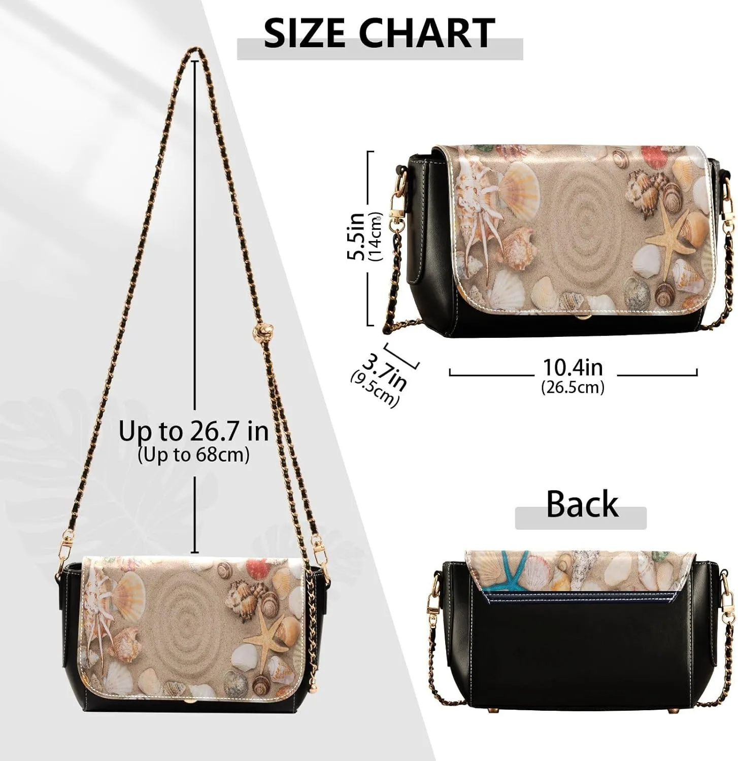Crossbody Bags for Women Trendy Women's Black Shoulder Bag Small PU Leather Flap Cross Body Bag Handbags