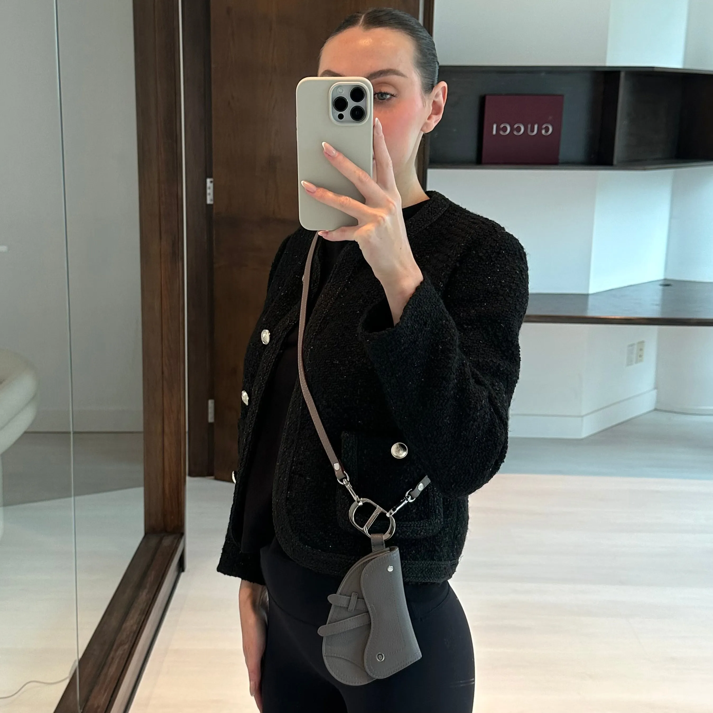 Dior Homme Mini Saddle SLG Crossbody