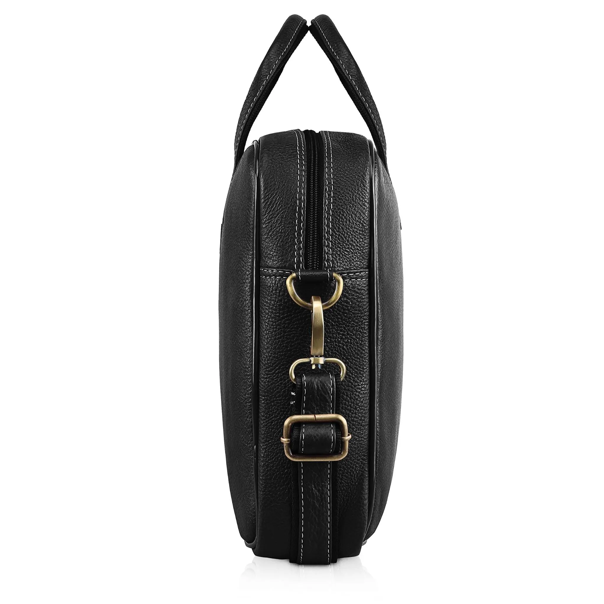 DORCHESTER Leather Laptop Messenger Bag for Men