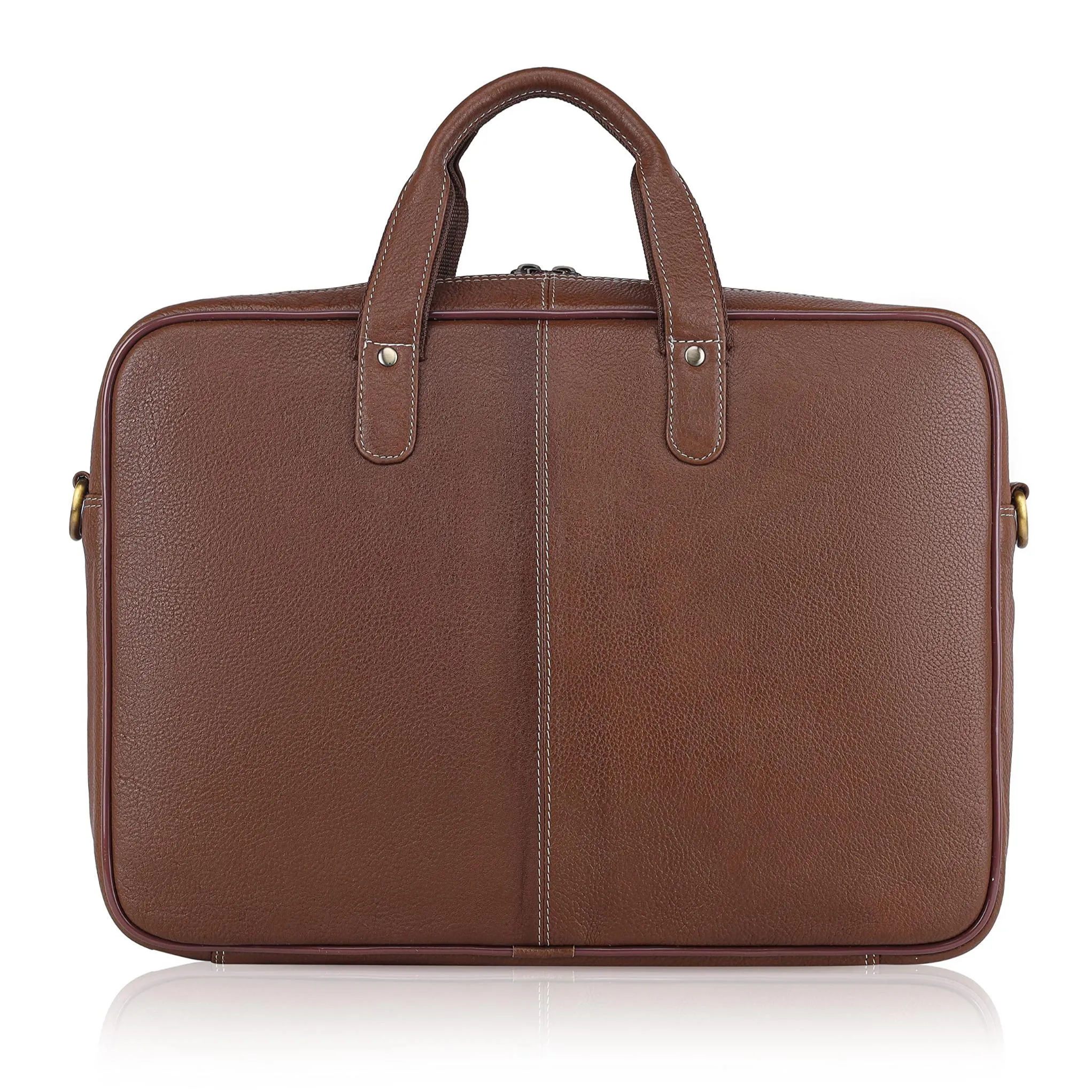 DORCHESTER Leather Laptop Messenger Bag for Men