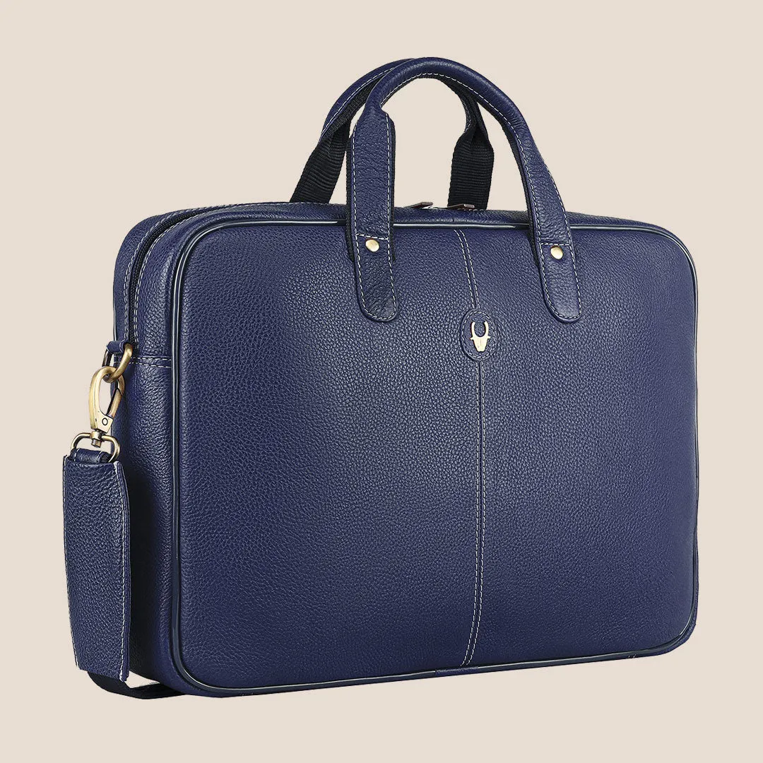 DORCHESTER Leather Laptop Messenger Bag for Men