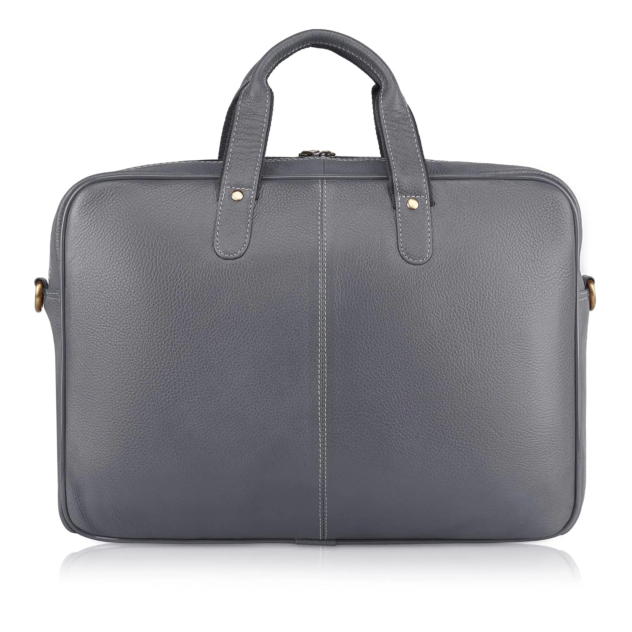 DORCHESTER Leather Laptop Messenger Bag for Men