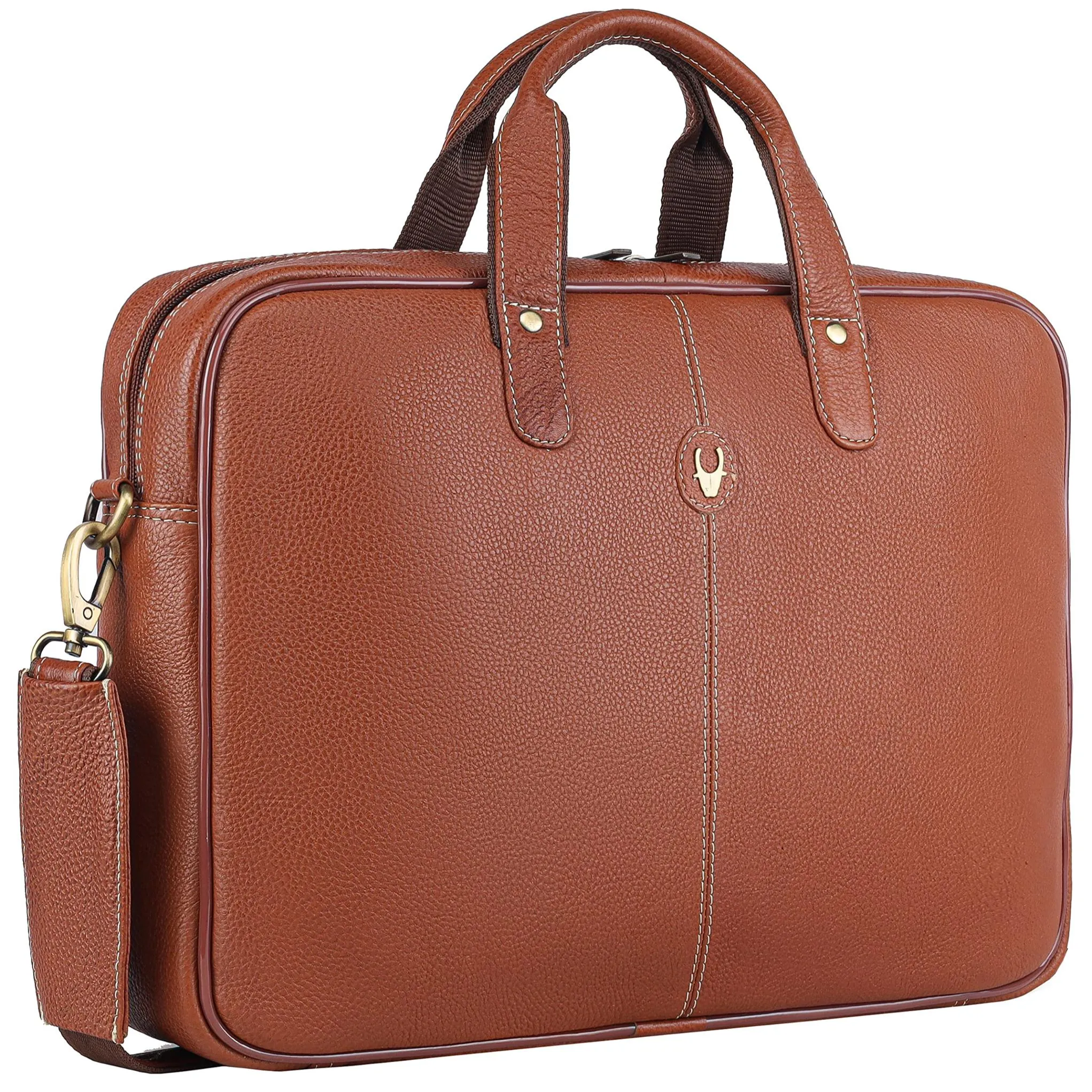 DORCHESTER Leather Laptop Messenger Bag for Men