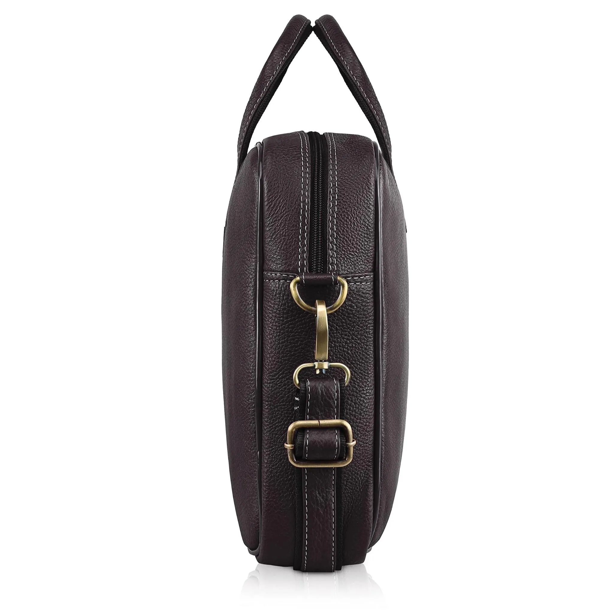 DORCHESTER Leather Laptop Messenger Bag for Men
