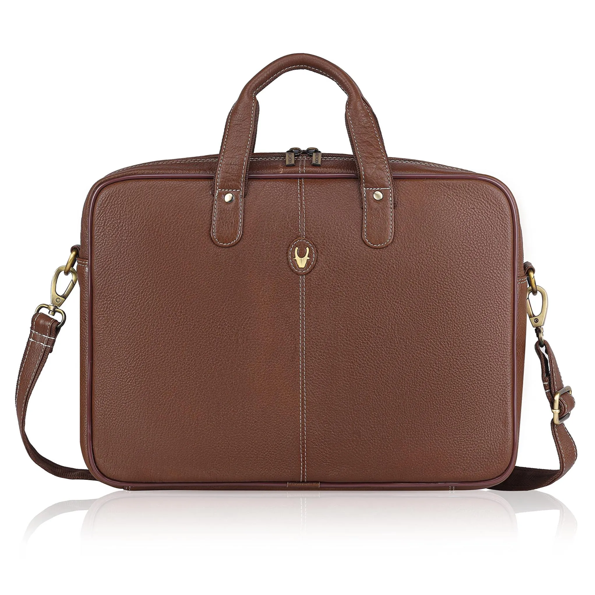DORCHESTER Leather Laptop Messenger Bag for Men
