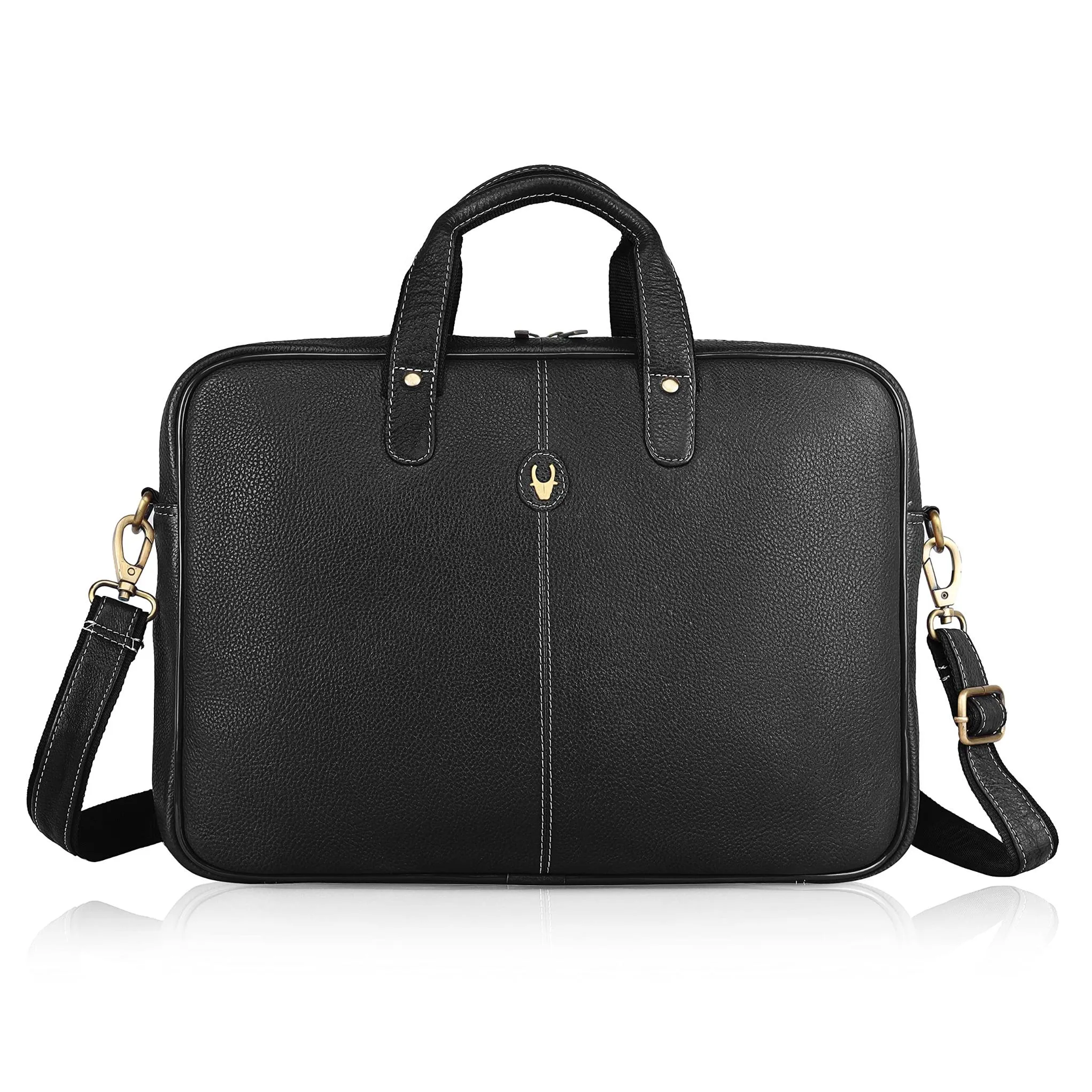 DORCHESTER Leather Laptop Messenger Bag for Men