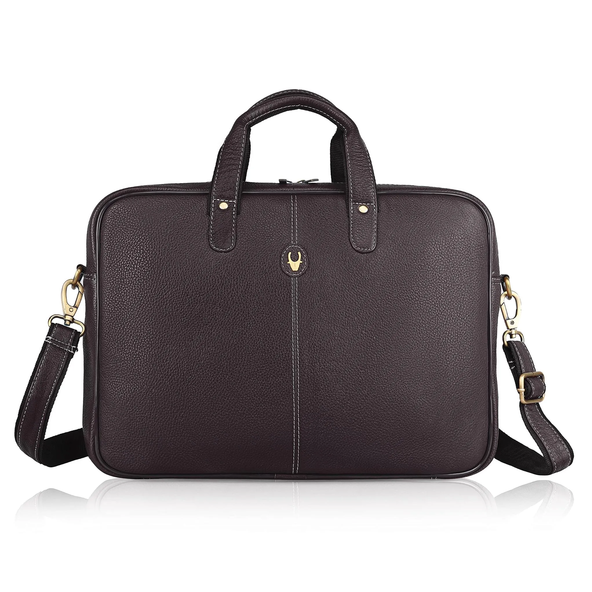 DORCHESTER Leather Laptop Messenger Bag for Men