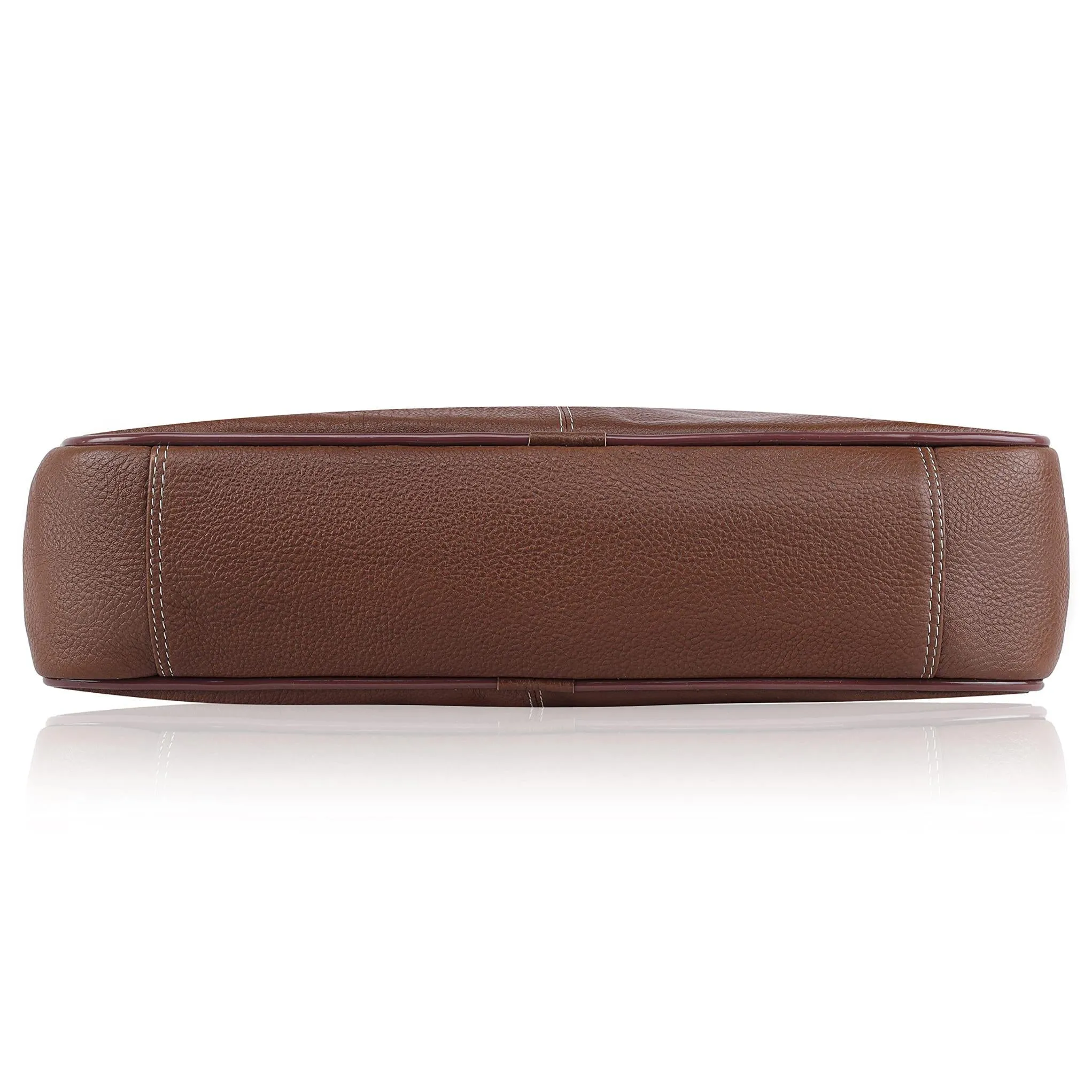 DORCHESTER Leather Laptop Messenger Bag for Men