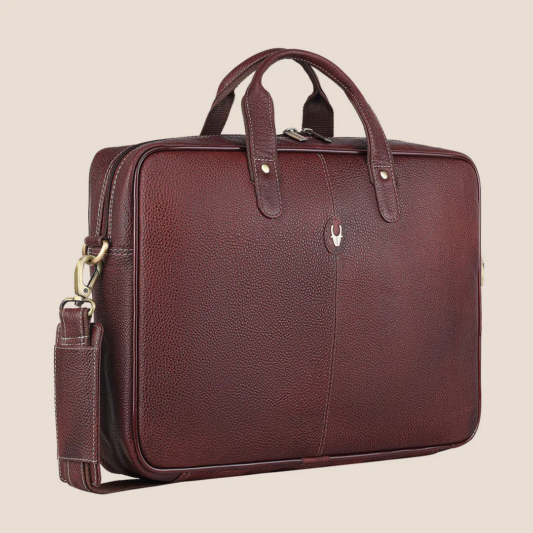 DORCHESTER Leather Laptop Messenger Bag for Men