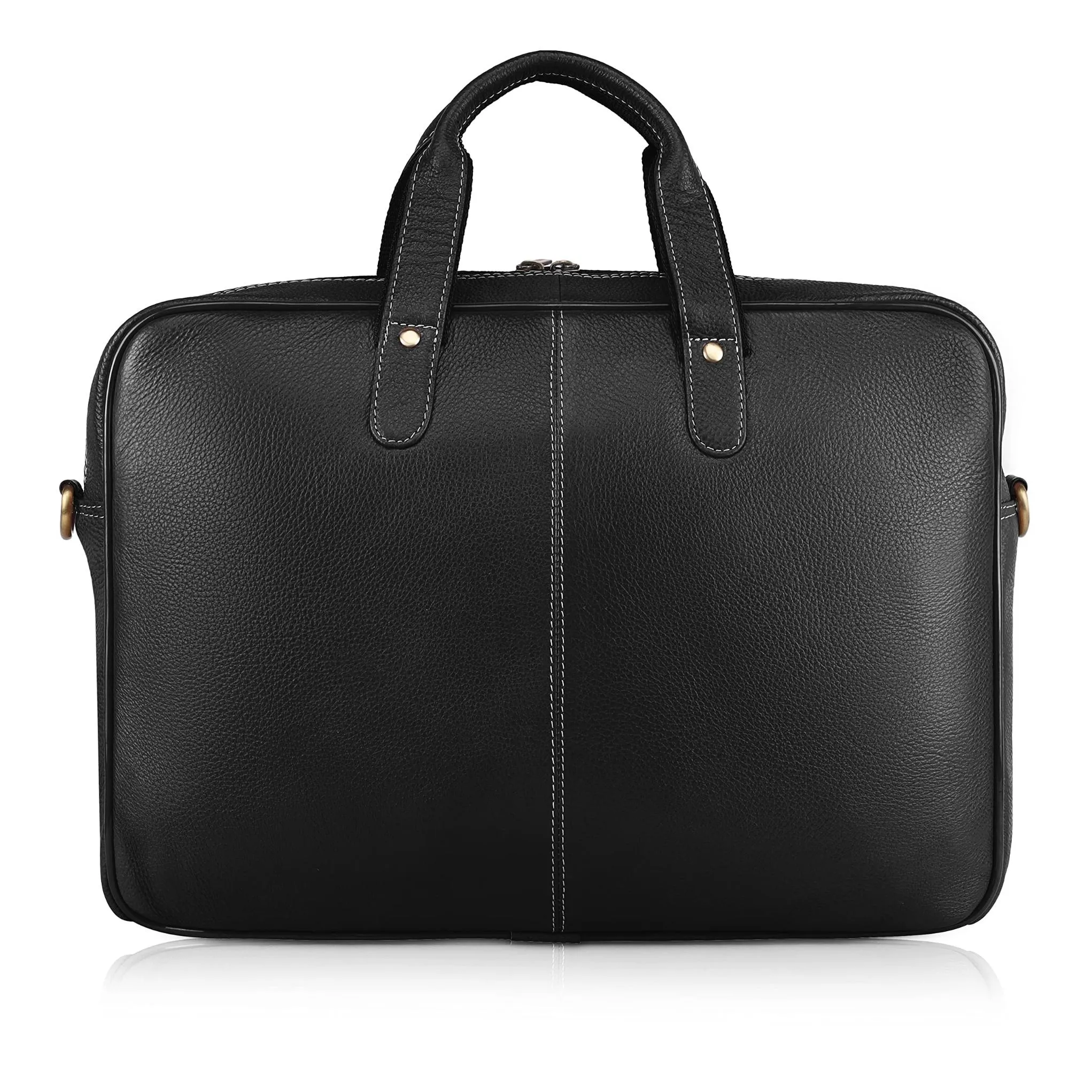 DORCHESTER Leather Laptop Messenger Bag for Men