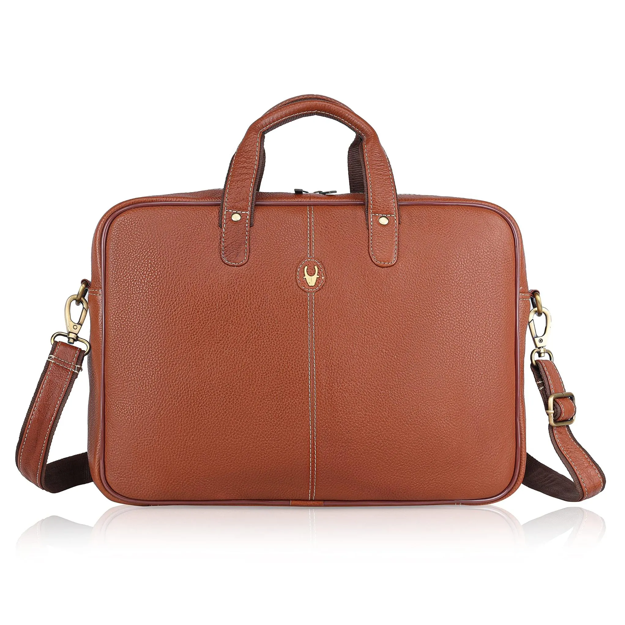 DORCHESTER Leather Laptop Messenger Bag for Men