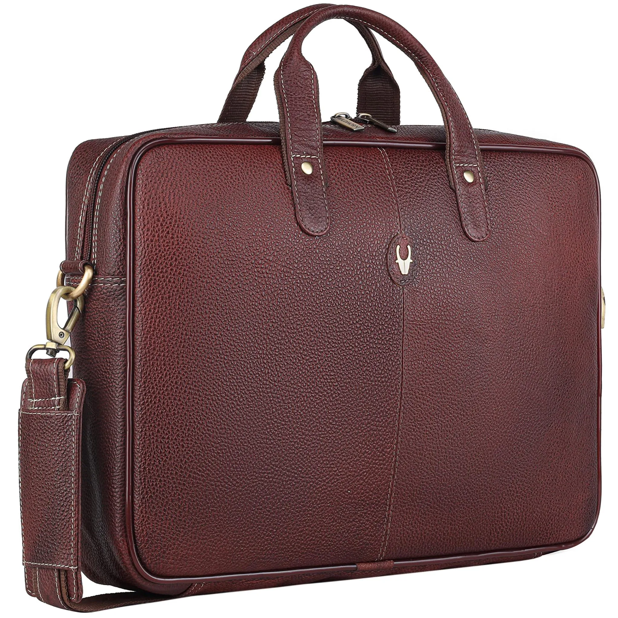 DORCHESTER Leather Laptop Messenger Bag for Men