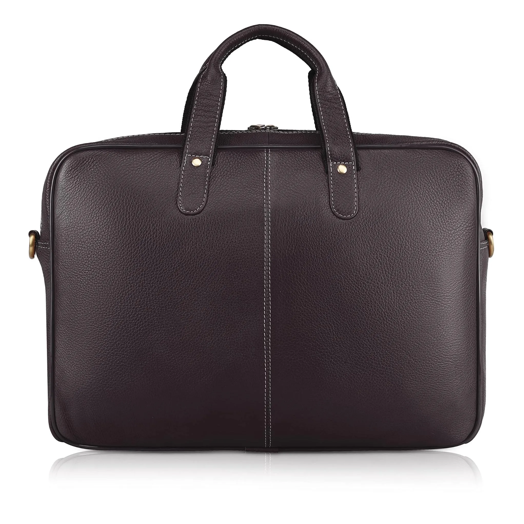 DORCHESTER Leather Laptop Messenger Bag for Men
