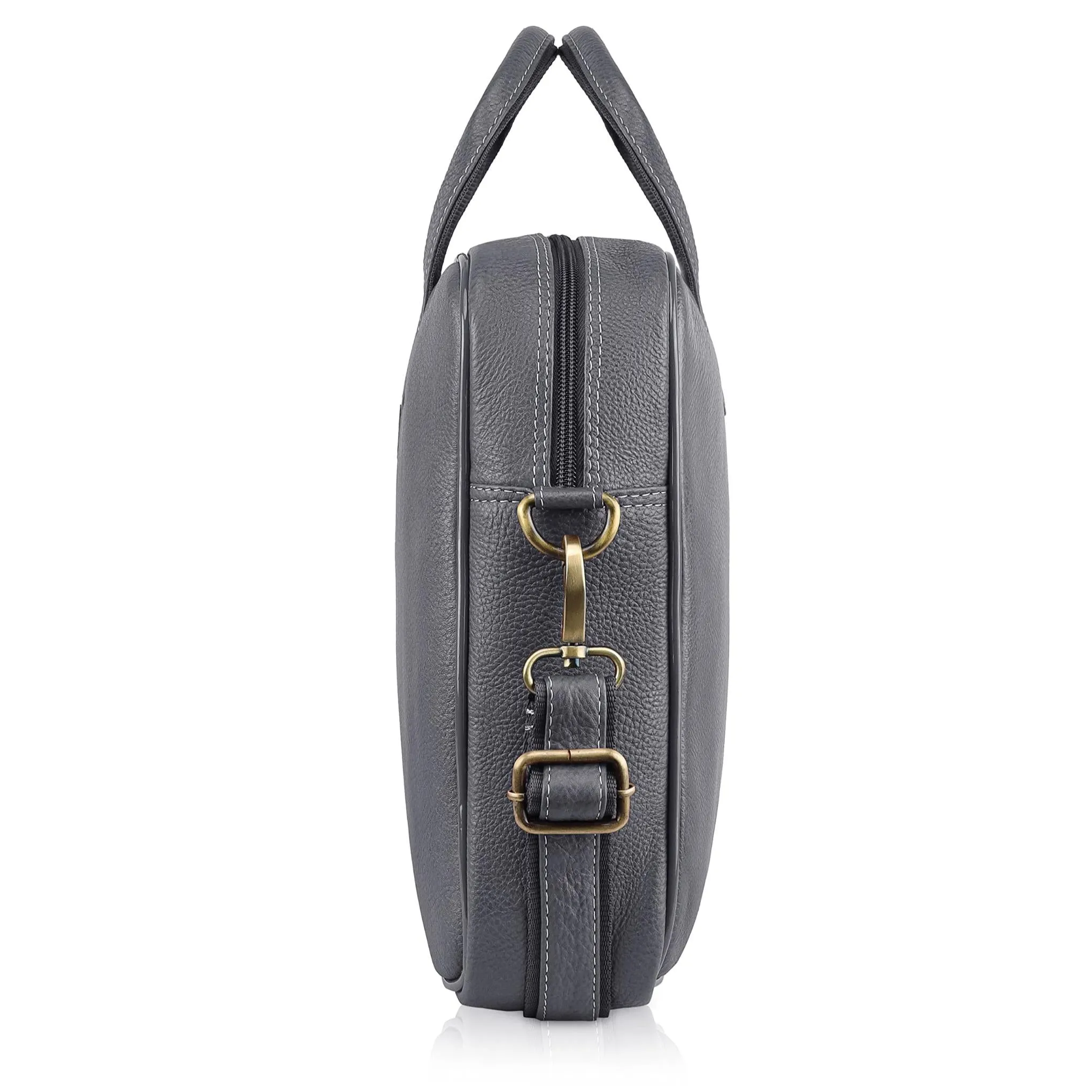 DORCHESTER Leather Laptop Messenger Bag for Men