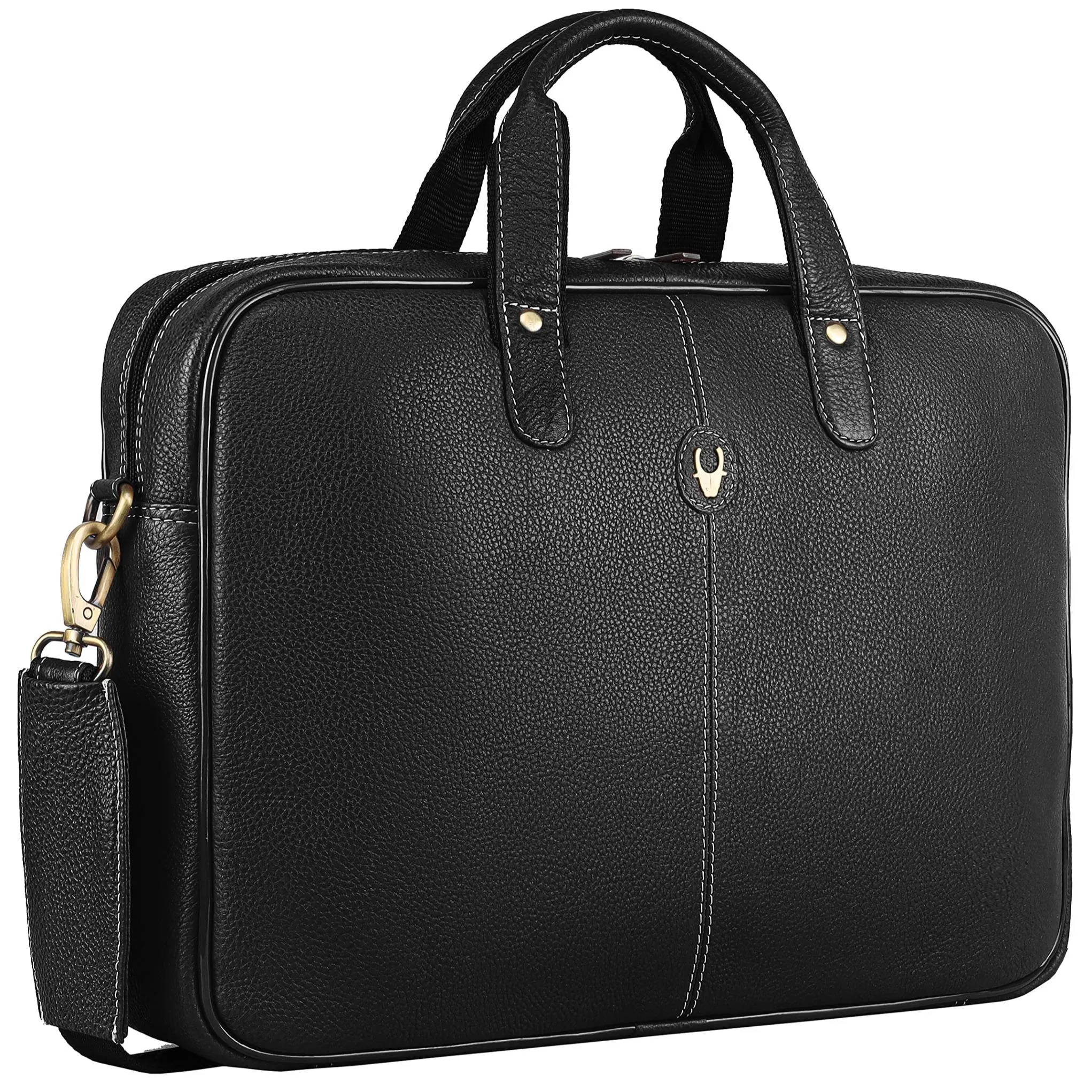 DORCHESTER Leather Laptop Messenger Bag for Men