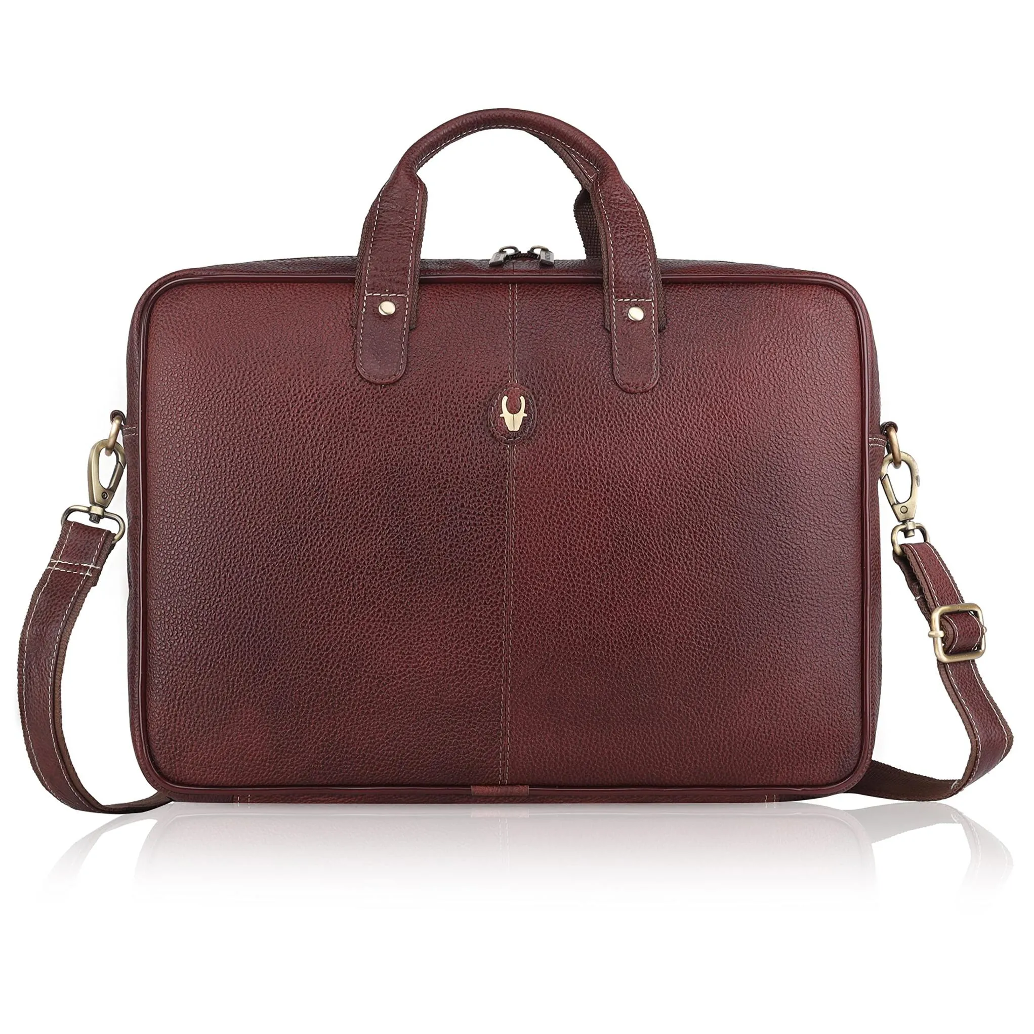 DORCHESTER Leather Laptop Messenger Bag for Men