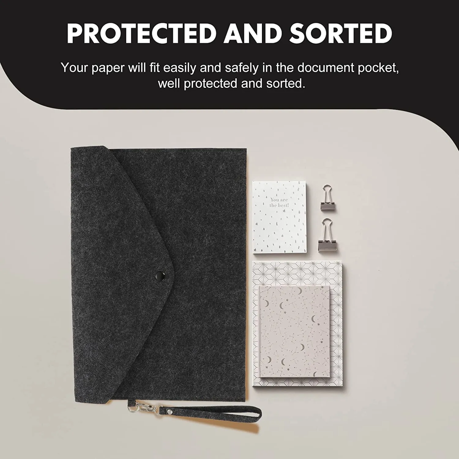 Elevate Your Organization: Felt Document Holders for a Sleek Workspace
