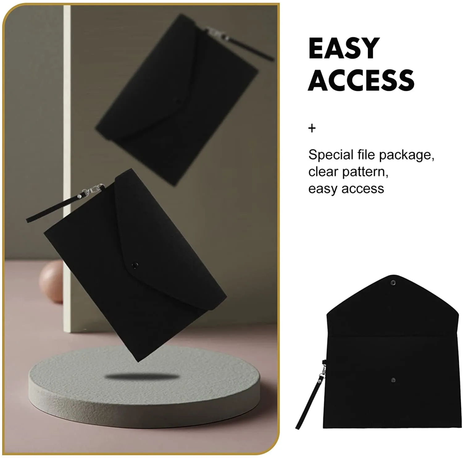 Elevate Your Organization: Felt Document Holders for a Sleek Workspace