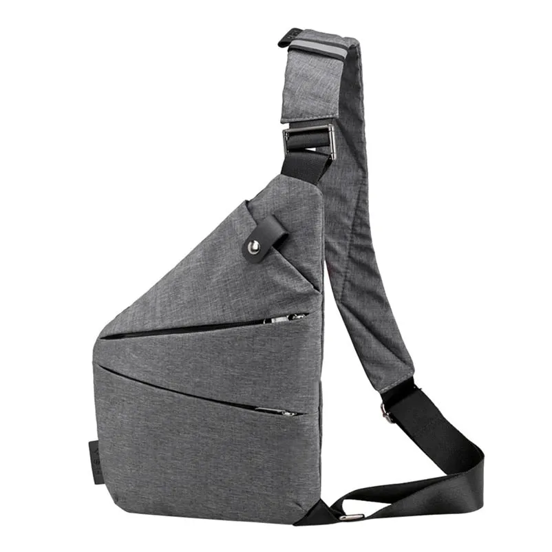 Fashion Chest Bag Men Women Sling Bag Casual Canvas Chest Anti Theft Crossbody Bags High Quality Shoulder Bags Chest Packs