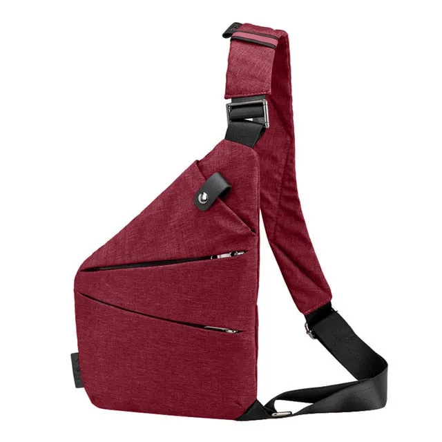 Fashion Chest Bag Men Women Sling Bag Casual Canvas Chest Anti Theft Crossbody Bags High Quality Shoulder Bags Chest Packs