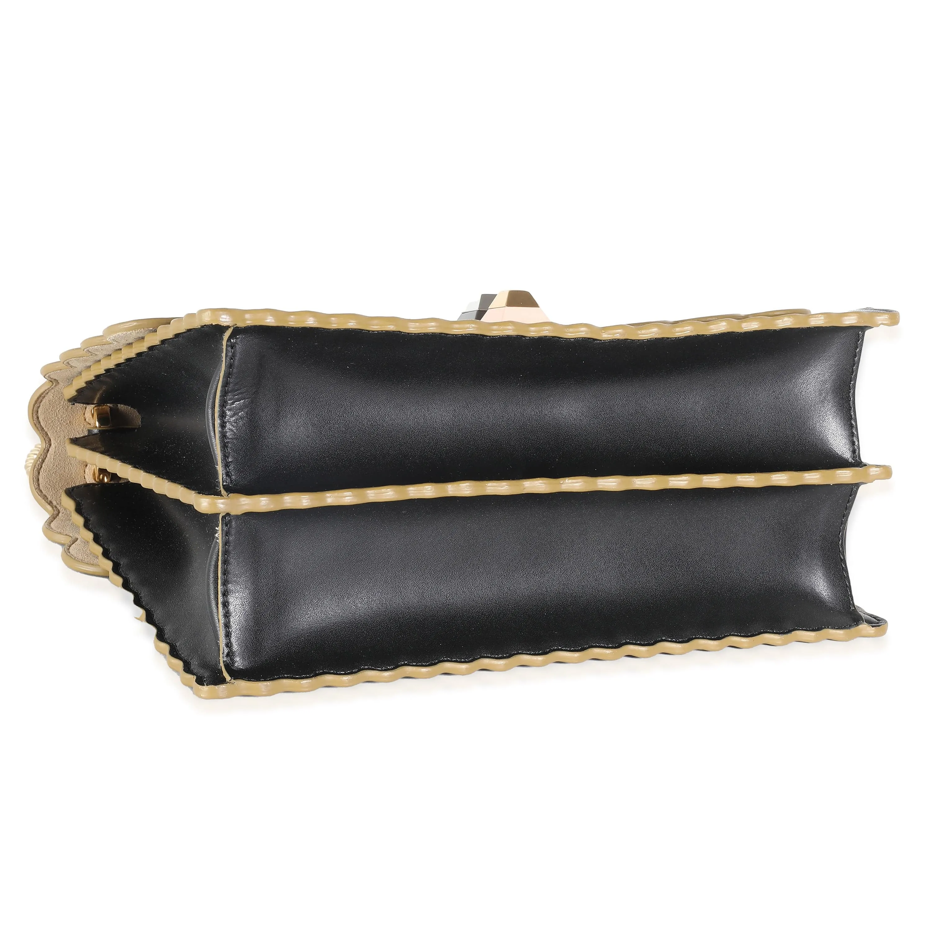 Fendi Kan I Medium Black Bag ULC1062