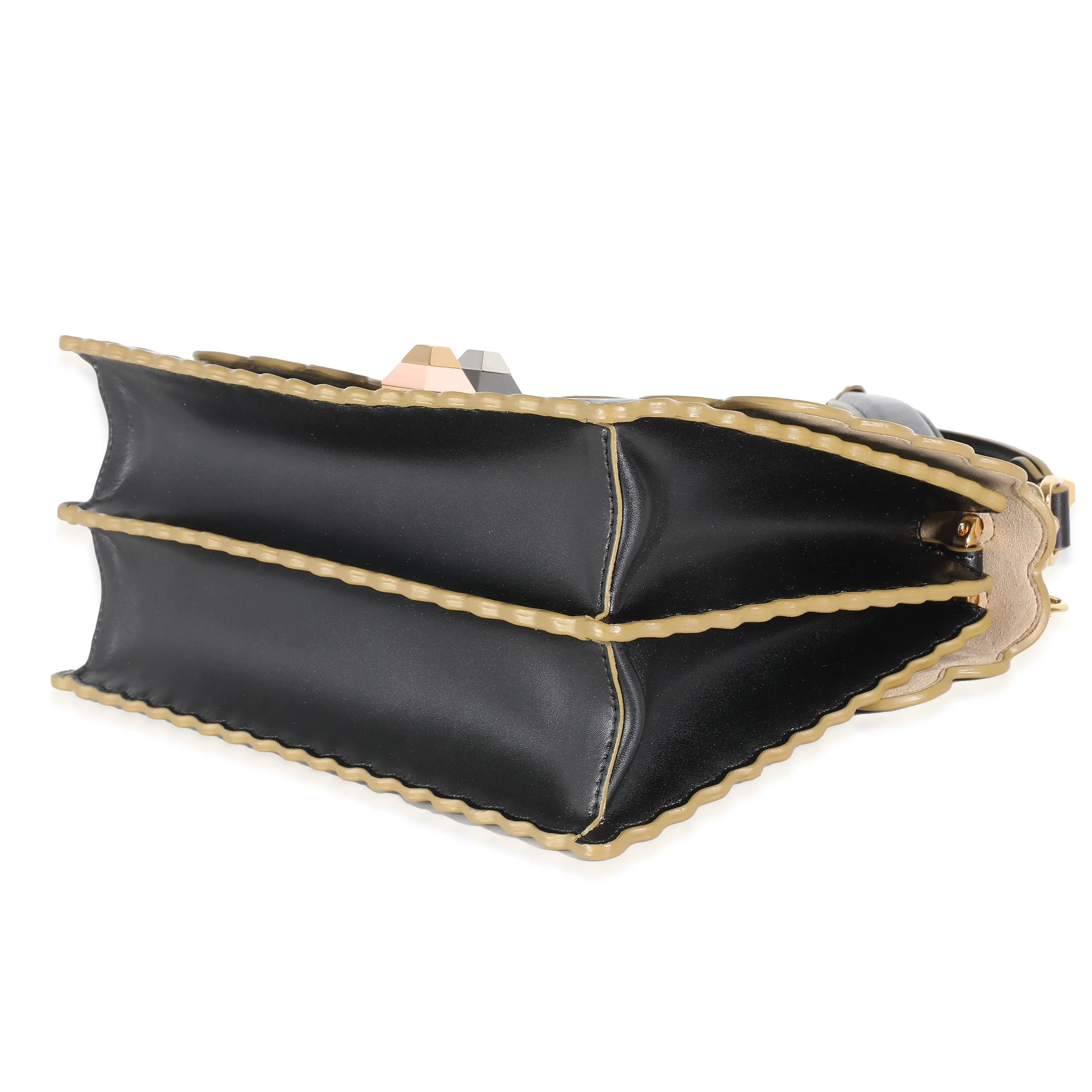 Fendi Kan I Medium Black Bag ULC1062