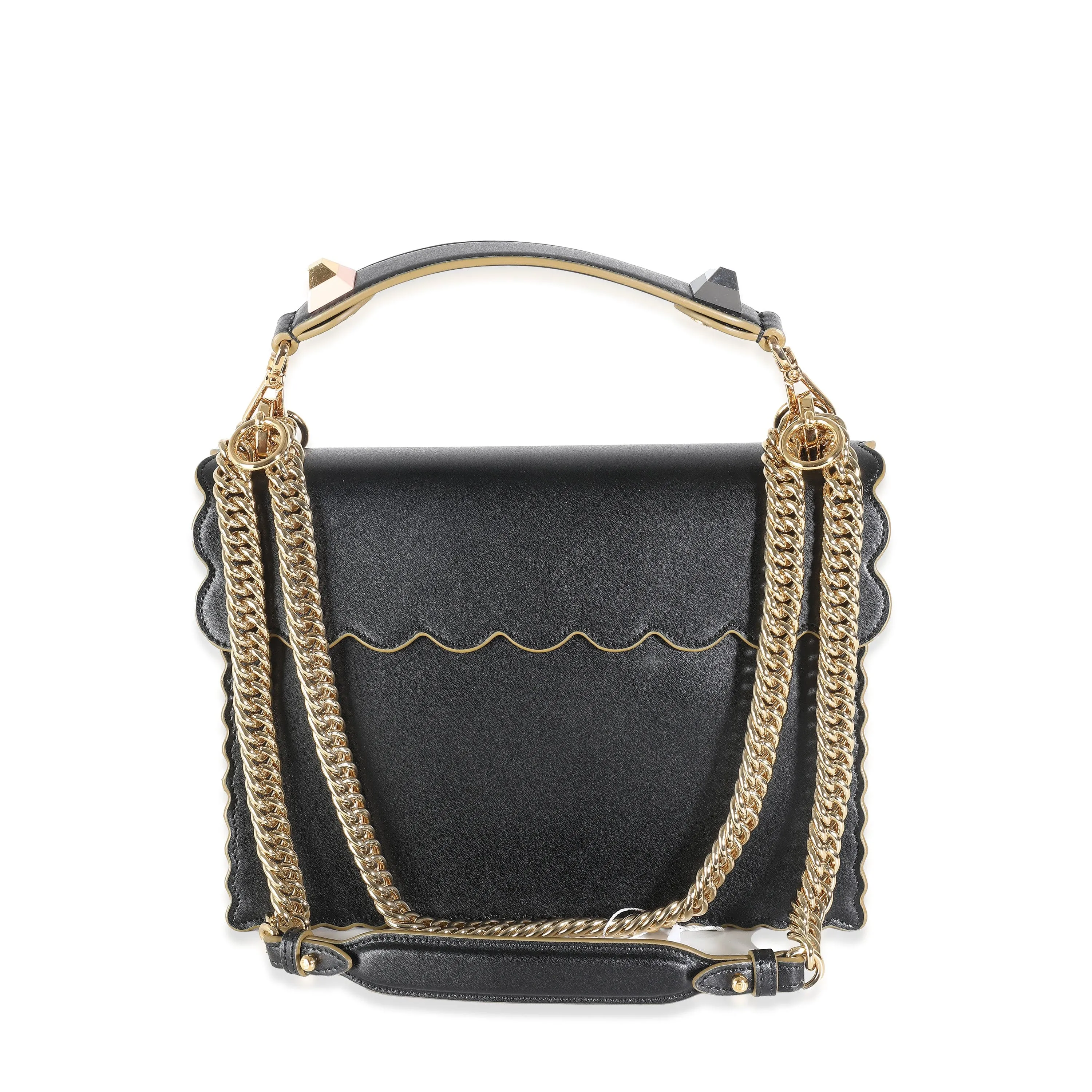 Fendi Kan I Medium Black Bag ULC1062