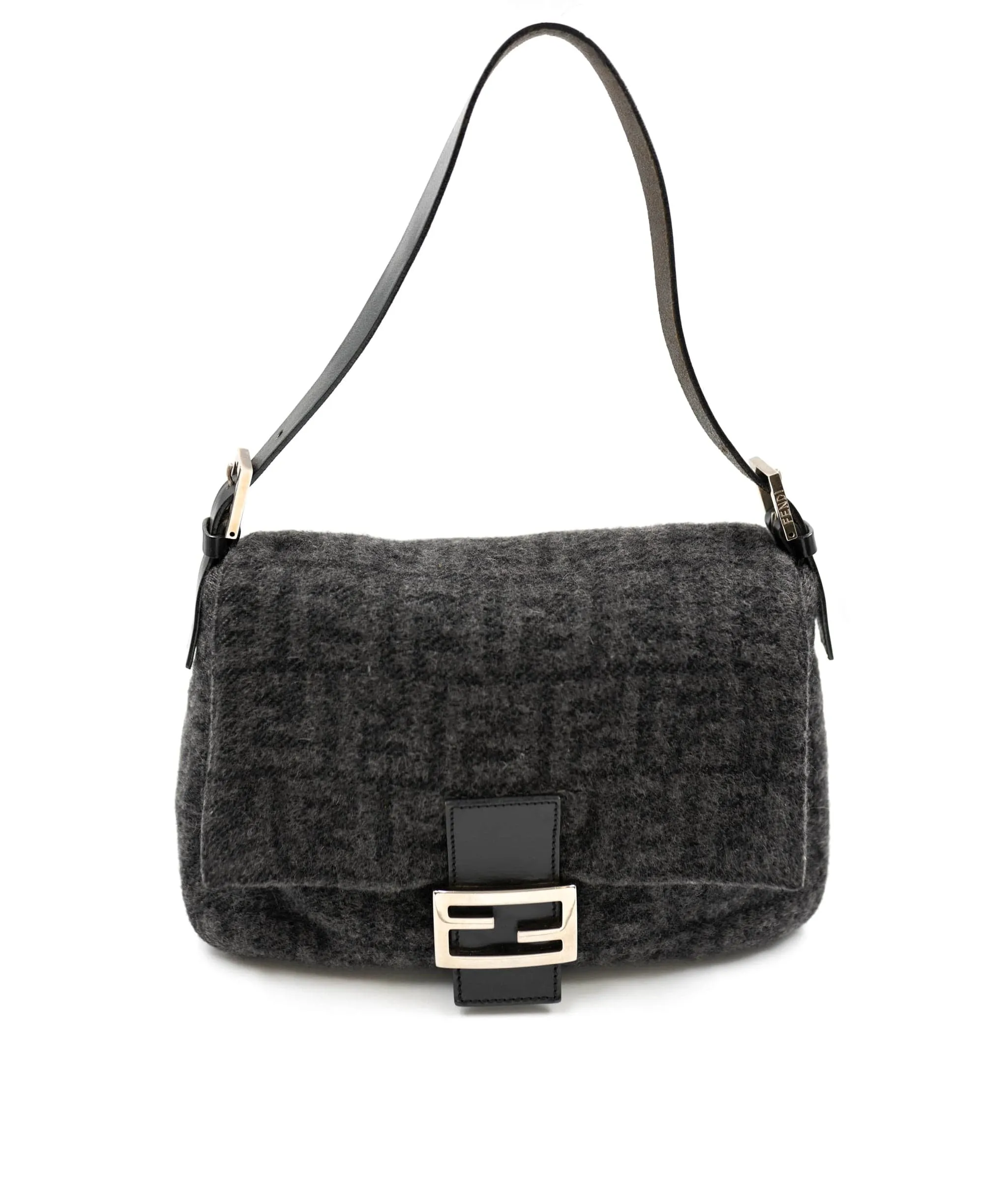 Fendi Zucca Wool Mamma Baguette ASL4701